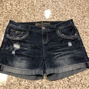 Size 15 Wallflower Denim Shorts